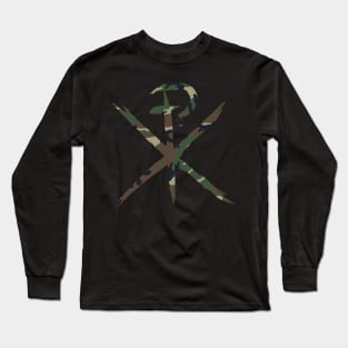 Camouflage Chi Rho Long Sleeve T-Shirt